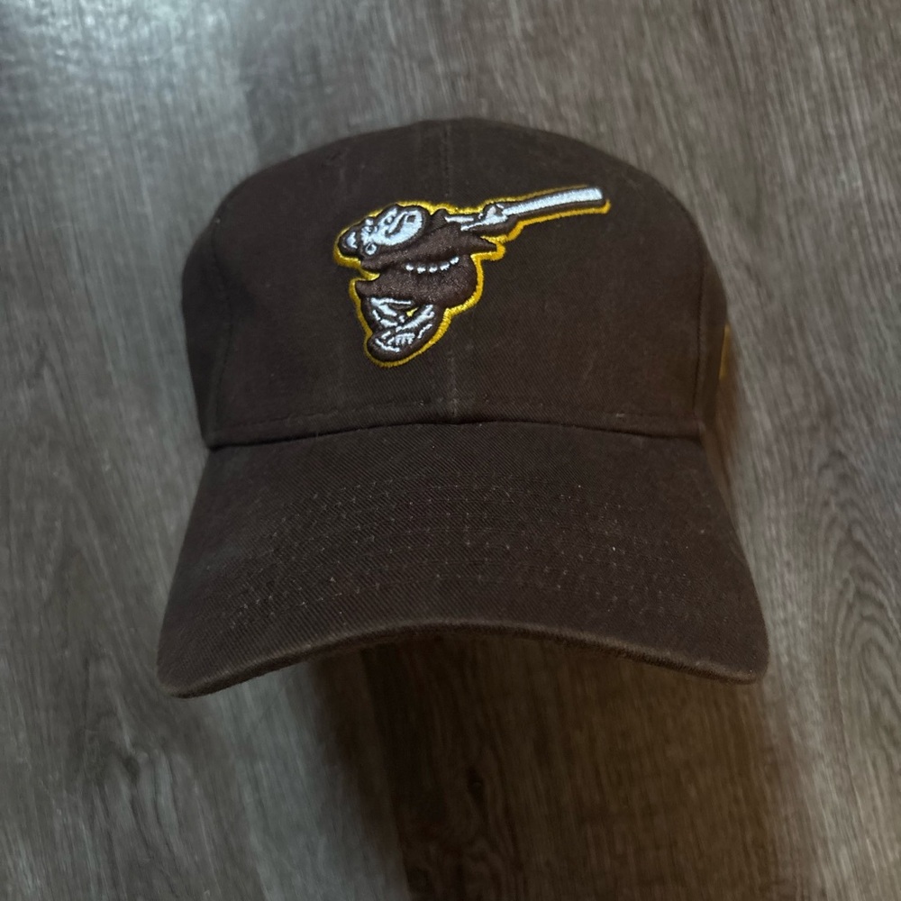 Padres New Era Brown Cap with Embroidered Logo